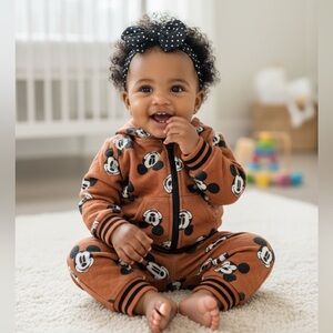 Disney Baby Mickey Mouse Hoodie Jogger Set 6–9 Months